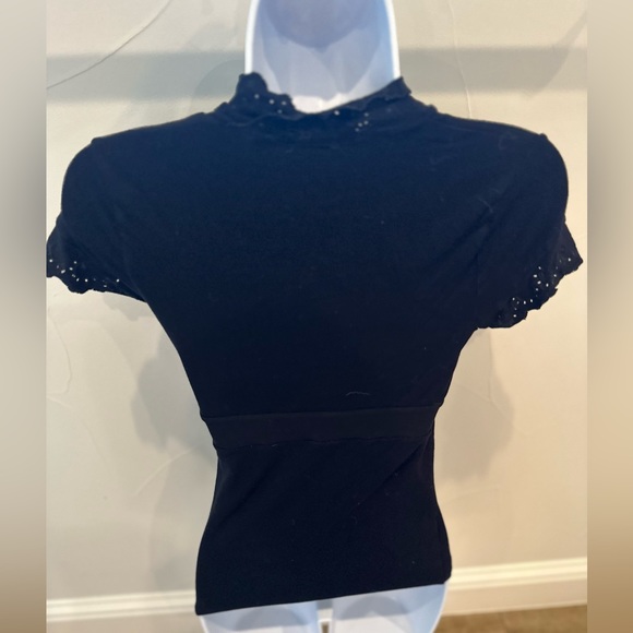 SOLD BCBGMaxazria Black Blouse - XXS - Picture 5 of 6